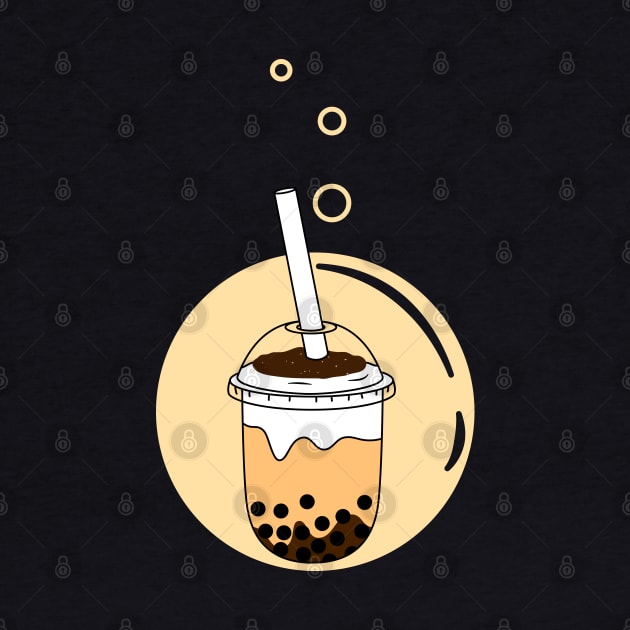 Brown Sugar Bubble Tea by LulululuPainting